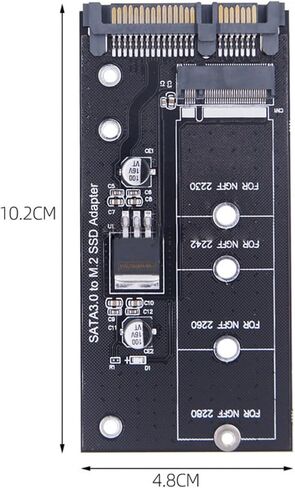 SATA3 Adapter SATA3 to SATA3 Adapter Converter SATA3 Card Converter for 2230 2242 2260 2280 in Saudi Arabia