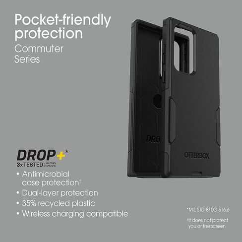 Case Otterbox Commuter Series لـ Samsung Galaxy S22 Ultra (فقط) - عبوة غير متزايدة - Rock Skip Way (Blue) in Saudi Arabia