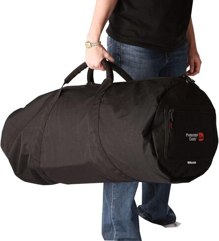 Gator GP-40 Percussion Accessory Bag with hook & loop Adjustable Divider Interior - Bundle with Drum Stick and Austin Bazaar Polishing Cloth in Saudi Arabia