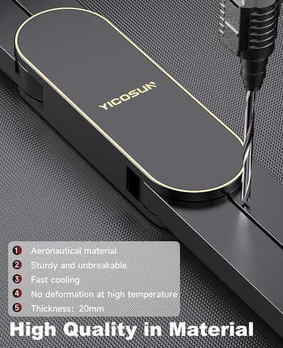 X1 Laptop Stand for Desk - Ergonomic Aluminum Computer Riser for MacBook Pro/Air up to 15.6 inch - Foldable & Portable - Great Gift for Students, Office, Travel & Gaming - Black in Kuwait