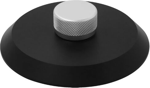 eMagTech Black Engineering Record Clamp Compatible with Rega Turntable Silver Top in Saudi Arabia