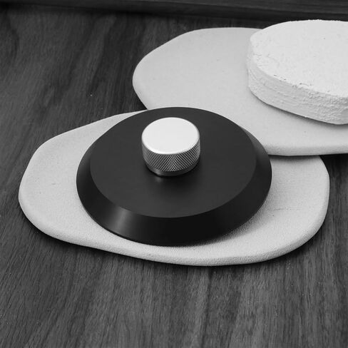 eMagTech Black Engineering Record Clamp Compatible with Rega Turntable Silver Top in Saudi Arabia