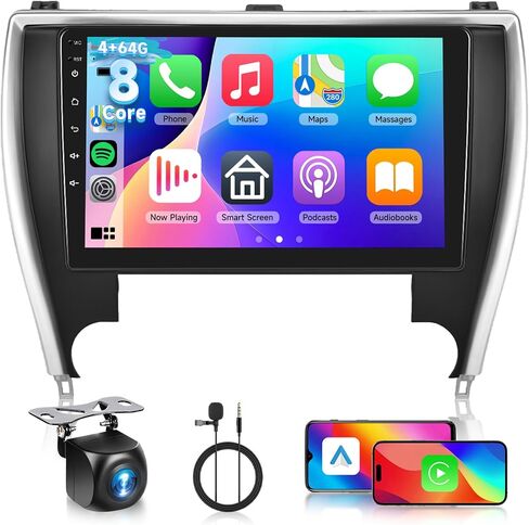 [2G+64G] SteroD ANDROID CAR STEREO لتويوتا كامري 2015 2016 2017 وحدة الرأس ، الرابط اللاسلكي Android Auto Mirt in Saudi Arabia