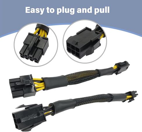 CPU Cable CPU 8Pin إلى 6Pin Motheroard Adapter Adapter Cable Cable Adapter 6 PIN GPU إلى 8 PIN CPU Connector in Saudi Arabia