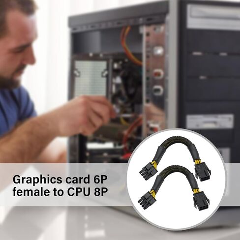 CPU Cable CPU 8Pin إلى 6Pin Motheroard Adapter Adapter Cable Cable Adapter 6 PIN GPU إلى 8 PIN CPU Connector in Saudi Arabia