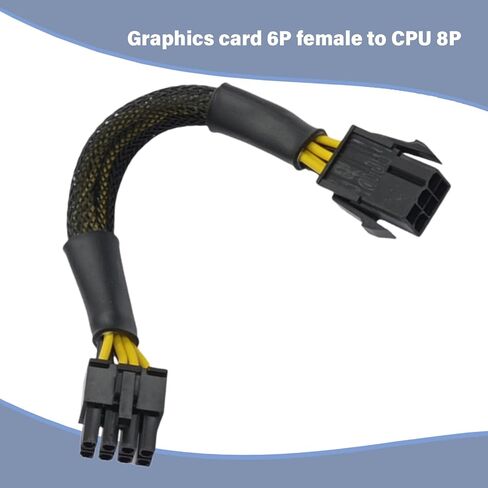 CPU Cable CPU 8Pin إلى 6Pin Motheroard Adapter Adapter Cable Cable Adapter 6 PIN GPU إلى 8 PIN CPU Connector in Saudi Arabia