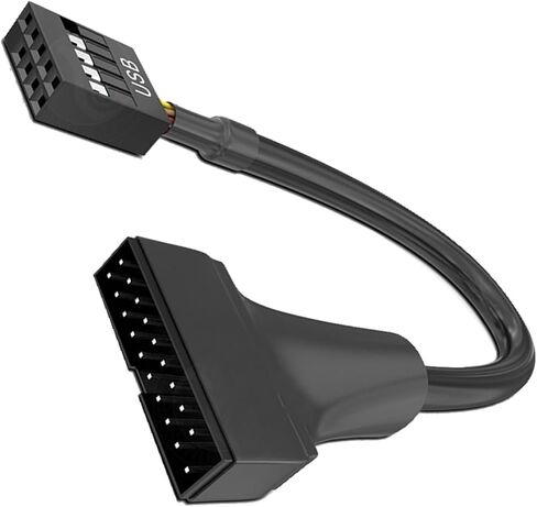 كابل محول USB3.0 إلى 2.0 للوحات الأم USB3.0 19Pin الجديدة وأجهزة LEGACYS 9PIN USB 2.0 in Saudi Arabia