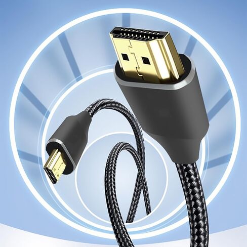 MiniHDMI إلى HDMI2.1 سلك لنقل الفيديو عالي الدقة للأجهزة المتوافقة HDMI2.1 in Kuwait