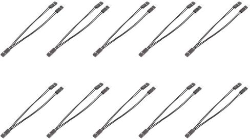 10cm Connectors Cable 2.54mm 2Pin Female to Two Male for Electronics and Module in Saudi Arabia