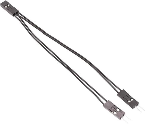 10cm Connectors Cable 2.54mm 2Pin Female to Two Male for Electronics and Module in Saudi Arabia