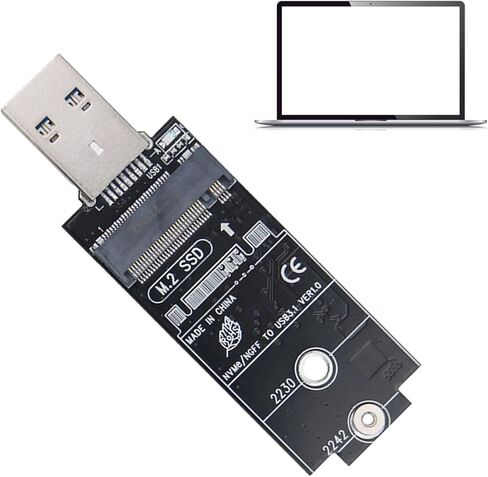 USB 3.1 Adapter Hard Drives USB 3.1 1000MB/s Solid States Disk Reader 2230 to USB C 2242 to USB C 2242 to USB A in Saudi Arabia