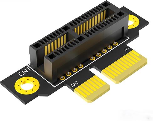 PCIE 1x SLOT CARDENT 90 درجة عكسية للذكور إلى لوحة بطاقة RISERS من أجل 1U CASE Server PC Server in Saudi Arabia