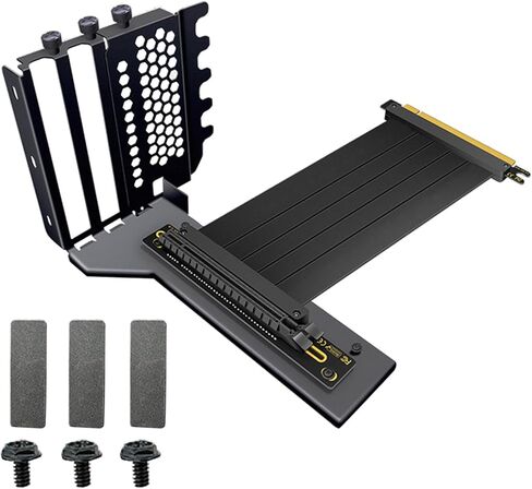 جديد PCI-E X16 بطاقة الرسومات حامل GPU حامل GPU+Gen4/3 PCIE 16x Extender Cable 25cm GPU Bracket in Kuwait