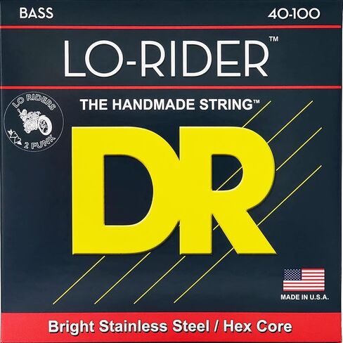 DR Strings Lo-Rider - Stainless Steel Hex Core Bass 45-105 in Saudi Arabia