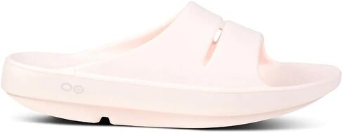 OOFOS OOahh Slide, Sport Flex Black/White - Men’s Size 4, Women’s Size 6 - Lightweight Recovery Footwear - Reduces Stress on Feet, Joints & Back - Machine Washable in Saudi Arabia