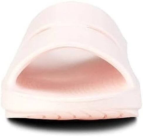 OOFOS OOahh Slide, Sport Flex Black/White - Men’s Size 4, Women’s Size 6 - Lightweight Recovery Footwear - Reduces Stress on Feet, Joints & Back - Machine Washable in Saudi Arabia