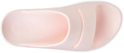 OOFOS OOahh Slide, Sport Flex Black/White - Men’s Size 4, Women’s Size 6 - Lightweight Recovery Footwear - Reduces Stress on Feet, Joints & Back - Machine Washable in Saudi Arabia
