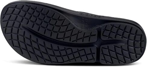 OOFOS OOahh Slide, Sport Flex Black/White - Men’s Size 4, Women’s Size 6 - Lightweight Recovery Footwear - Reduces Stress on Feet, Joints & Back - Machine Washable in Saudi Arabia