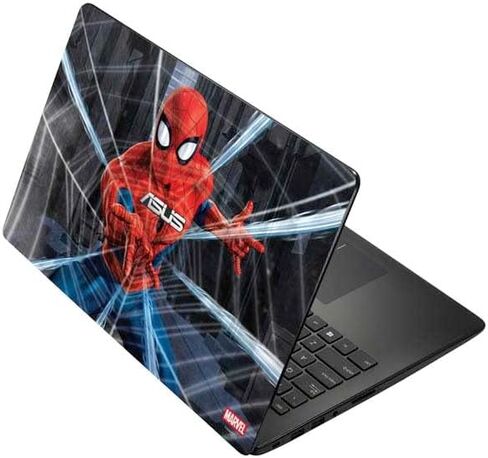 Skinit Skinit Lastop Skin Compatible مع ASUS X502CA 15.6 - Marvel Spiderman Spiderman Desblem Design Marvel Spiderman in Saudi Arabia