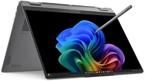 Lenovo Yoga 7i AI PC 2-in-1 LAPTOP 16.0 "شاشة تعمل باللمس IPS Wuxga Display (Intel Ultra 7-256V ، 16GB LPDDR5X ، 1TB SSD ، PEN النشط ، الإضاءة الخلفية KB ، بصمة ، 2 Thunderbolt 4 ، Win 11 Pro) W/USB-C Dock in Kuwait