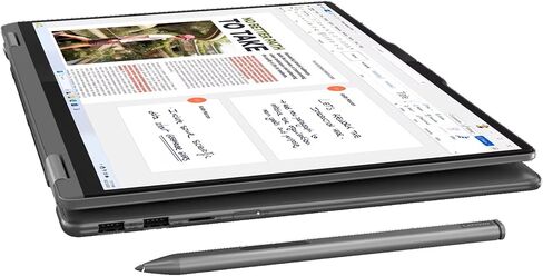 Lenovo Yoga 7 16 2-in-1 AI PC Laptop | 16" WUXGA Glossy Touch | Intel 12-core Ultra 7 155U | 16GB DDR5 1TB SSD |Backlit Fingerprint Thunderbolt FHD IR Privacy Camera w/Pen Win11Pro w/DLCA Accessory in Saudi Arabia