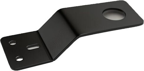 Heavy Duty L-Bracket 3/4 "Hole Shicay Steel Mobile Housets for UHF VHF Coax NMO HOTENNA-إنهاء أسود مقاوم للصدأ لراديو لحم الخنزير الشاحنة للسيارة in Kuwait