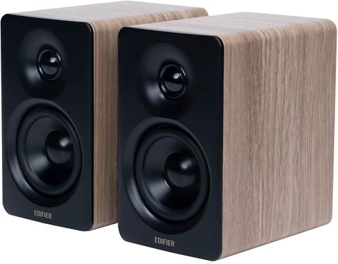 Edifier M60 Multimedia Speaker Bluetooth 5.3 ، 66W RMS ، Audio Audio & Hi-Res Wireless Audio ، LDAC ، 3 "Mid Bass و 1" مكبر الصوت ، مدخلات USB-C & AUX ، مكبر الصوت المكثف-البلوط الكلاسيكي (متجدد) in Saudi Arabia