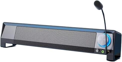 Computer Audio, Desktop, Home Laptop, Small with Microphone, Wired Strip Type in Saudi Arabia