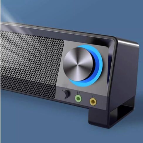 Computer Audio, Desktop, Home Laptop, Small with Microphone, Wired Strip Type in Saudi Arabia