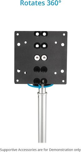 MOUNT MOUNT MOUNT (75 مم/100 مم) لمواقف C-Stands & Light. 180 درجة الميل و 360 درجة الدوران. حمولة تصل إلى 18 كجم /40 رطل. in Saudi Arabia