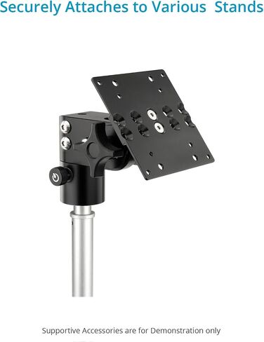 MOUNT MOUNT MOUNT (75 مم/100 مم) لمواقف C-Stands & Light. 180 درجة الميل و 360 درجة الدوران. حمولة تصل إلى 18 كجم /40 رطل. in Saudi Arabia