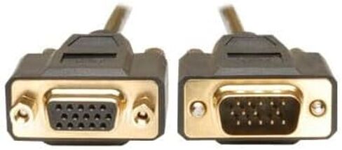 Eaton Tripp Lite Series P510-006 VGA Monitor Extension Cable 6 ft HD15 M/F Gold-Plated Molded Connectors Foil Shielding 640x480, Cloud Care Pre-Configured Bundle Eligible (50 Pack) in Saudi Arabia