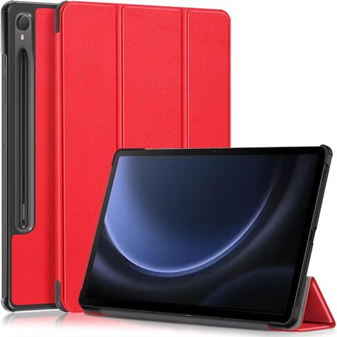 Tablet Travel Case Compatible with Samsung Galaxy Tab S9 FE SM-X510/SM-X516 11 inch, Trifold Case Compatible with Smart Tablet, Ultra Slim and Lightweight, Hard Poly Back Cover in Saudi Arabia