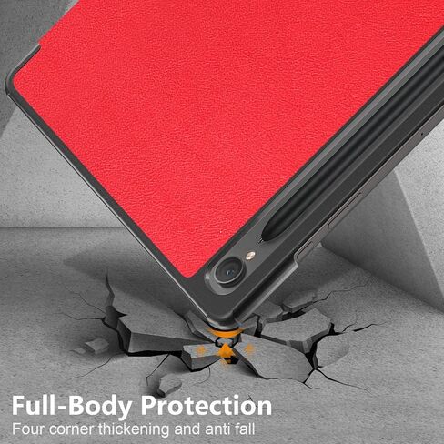 Tablet Travel Case Compatible with Samsung Galaxy Tab S9 FE SM-X510/SM-X516 11 inch, Trifold Case Compatible with Smart Tablet, Ultra Slim and Lightweight, Hard Poly Back Cover in Saudi Arabia