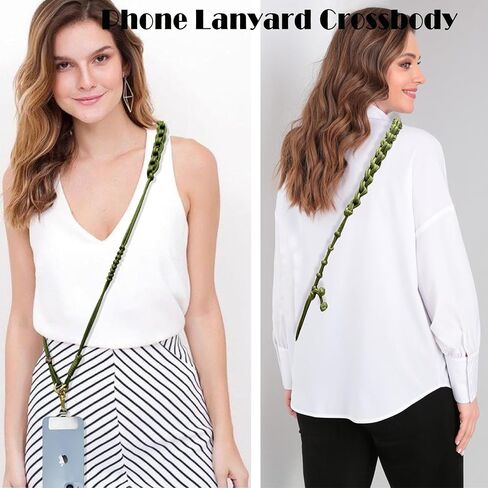 حزام الهاتف الخلوي Daosun Phone Lanyard Crossbody ، حزام جسم عبر الهاتف المضاد للسرقة مع علامة تبويب الهاتف الفولاذ المقاوم للصدأ للنساء والرجال ، متوافق مع جميع الأجهزة المحمولة in Saudi Arabia