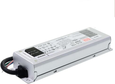 Mean Well ELG 150W 43-86V 1750mA LED Driver，3 Wire Input ELG-150-C1750B-3Y Switching Power Supply Converter Transformer with IP67, PFC Function, 3 in 1 Dimming, Metal Case in Kuwait