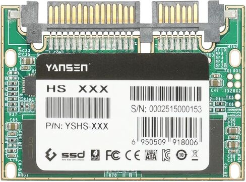 128GB Yansen Half Slim Sata III 6GBPS SSD Solid State Disk in Kuwait
