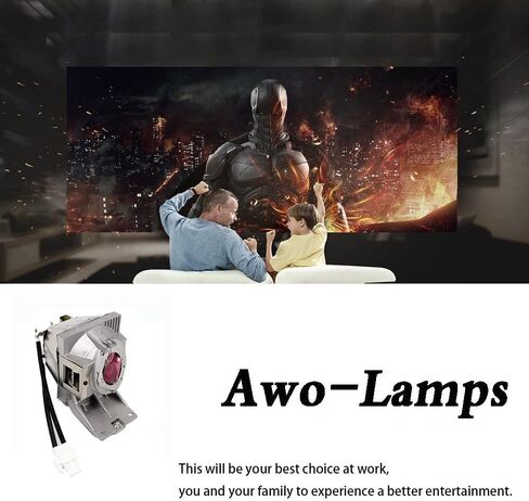 AWO 5J.JHN05.001 لمبة مصباح البديل الممتازة مع السكن لـ BenQ W1700 ، W1720 ، HT2550 ، TK800 ، TK800M Projects in Saudi Arabia