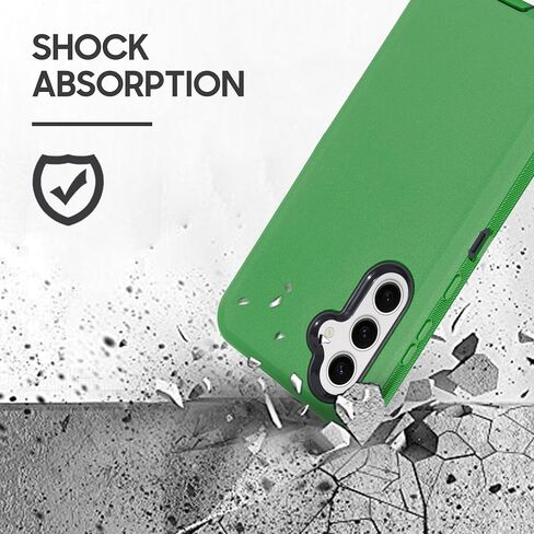 متوافق مع Samsung Galaxy S25 2025 ، بنيت في واقي الشاشة ، حزام مقطع الحافظة Defender Defender Case Dustproof Protection (Deer) in Saudi Arabia