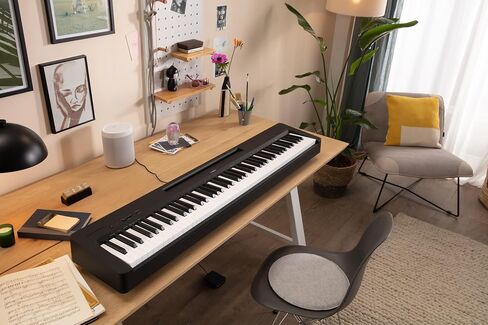 Yamaha P525 Digital Piano with 88 Weighted Wooden Keys, Black (P525B) in Kuwait