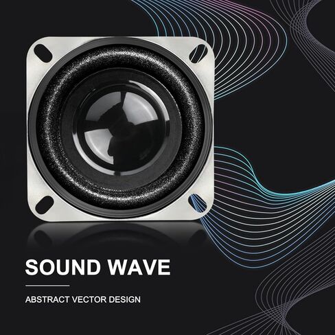 RAMWAY Mini Full Range Audio Speaker 4 Ohm 3W 45mm Size, Full Range Woofer for Audio, ESP32, Bluetooth Replacement & Demo Kits DIY (2-Packs) in Saudi Arabia