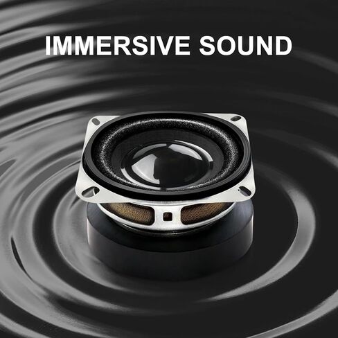 RAMWAY Mini Full Range Audio Speaker 4 Ohm 3W 45mm Size, Full Range Woofer for Audio, ESP32, Bluetooth Replacement & Demo Kits DIY (2-Packs) in Saudi Arabia