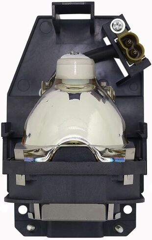 Jaspertronics ™ Original ET-Lax100 Lamp & Housing for Panasonic Projectors-Fits PT-AX100 ، PT-AX100U ، PT-AX200E ، PT-AX200U ، ET-LAX100-UHP & More-1 وحدة لكل عبوة مع ضمان سنة واحدة in Saudi Arabia