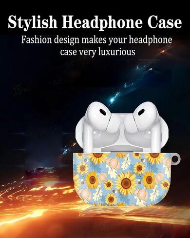 Compatible with AirPod Pro 2nd//1st Generation Case Cover with Gold Keychain,Full Protective Shockproof Wireless Headphone Case for Airpod Pro 2023/2022/2019 Camel Lattice in Kuwait