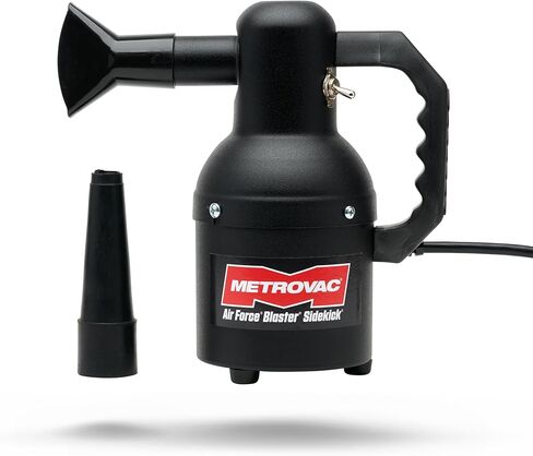 MetroVac Sidekick SK-1 Motorcycle Dryer | Metro Vac Air Force Blaster Sidekick | Includes 12 Foot Cord And Black Textured Matte Finish | 3 Extra Filters | Made In The USA in Kuwait