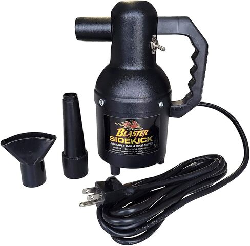MetroVac Sidekick SK-1 Motorcycle Dryer | Metro Vac Air Force Blaster Sidekick | Includes 12 Foot Cord And Black Textured Matte Finish | 3 Extra Filters | Made In The USA in Saudi Arabia
