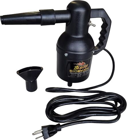 MetroVac Sidekick SK-1 Motorcycle Dryer | Metro Vac Air Force Blaster Sidekick | Includes 12 Foot Cord And Black Textured Matte Finish | 3 Extra Filters | Made In The USA in Saudi Arabia