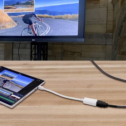THE CIMPLE CO Mini DisplayPort to HDMI Adapter - Thunderbolt/MiniDP to HDMI Cable Adapter - White - 2 Pack in Kuwait