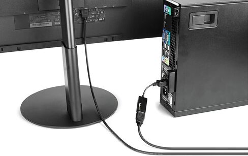 StartEch.com DisplayPort إلى محول HDMI مع Audio USB - DP إلى محول محول HDMI - 1920x1080 (DP2HDMIUSBA) in Saudi Arabia