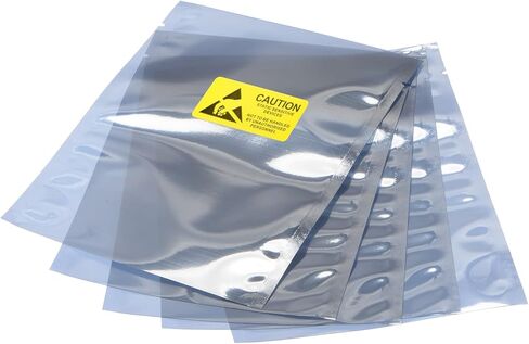 Anti Static Bags Shielding Bag 25pcs 4.3x6inch(11x15cm) Open Top with Labels for Hard Drive HDD SSD in Saudi Arabia